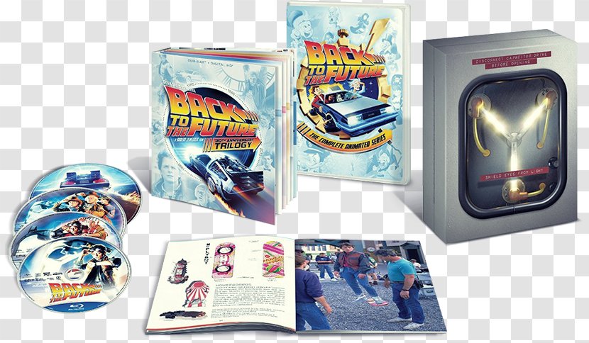 Dr. Emmett Brown Back To The Future: Game George McFly Blu-ray Disc - Lea Thompson - Buckle Up Transparent PNG