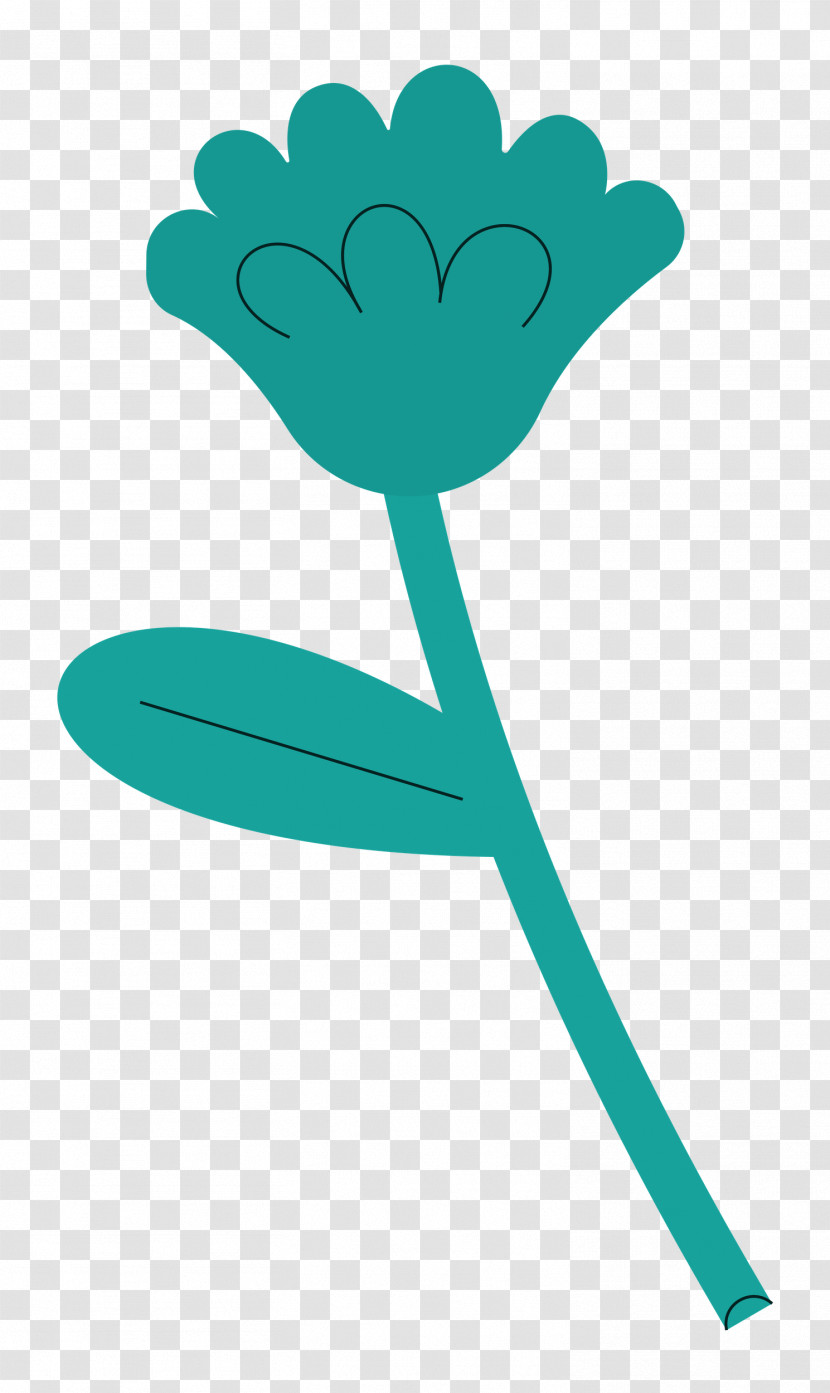 Leaf Plant Stem Flower Cartoon Green Transparent PNG