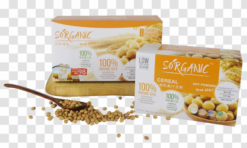 Breakfast Cereal Soybean Nutrient Organic Food - Vegetarian - Cereals Transparent PNG