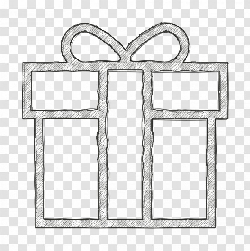 Business And Trade Icon Gift - Line Art - Rectangle Transparent PNG