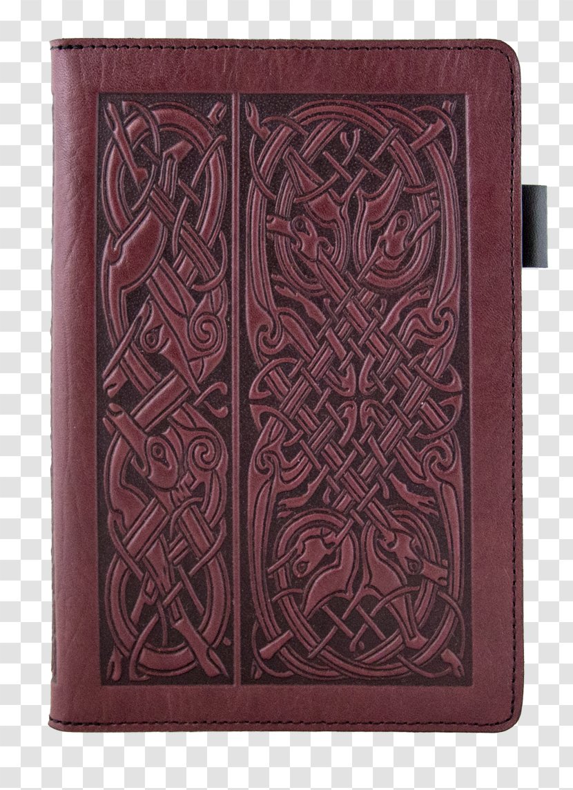 Celtic Hounds Notebook Leather File Folders Exercise Book - Ancient Pen Container Transparent PNG