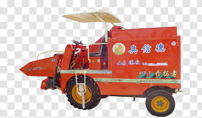 Combine Harvester Car - Truck - Corn Transparent PNG