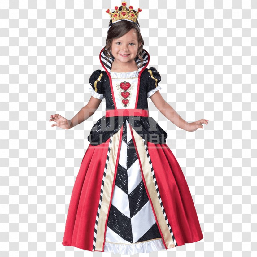 Queen Of Hearts Clothing Costume Red Toddler - Cartoon - Child Transparent PNG