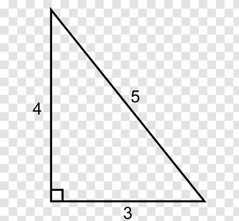 Right Triangle Trigonometry Pythagorean Theorem Mathematics - Angle Transparent PNG