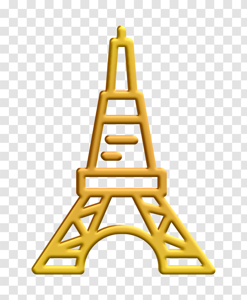 Cultures Icon Monuments Icon Eiffel Tower Icon Transparent PNG