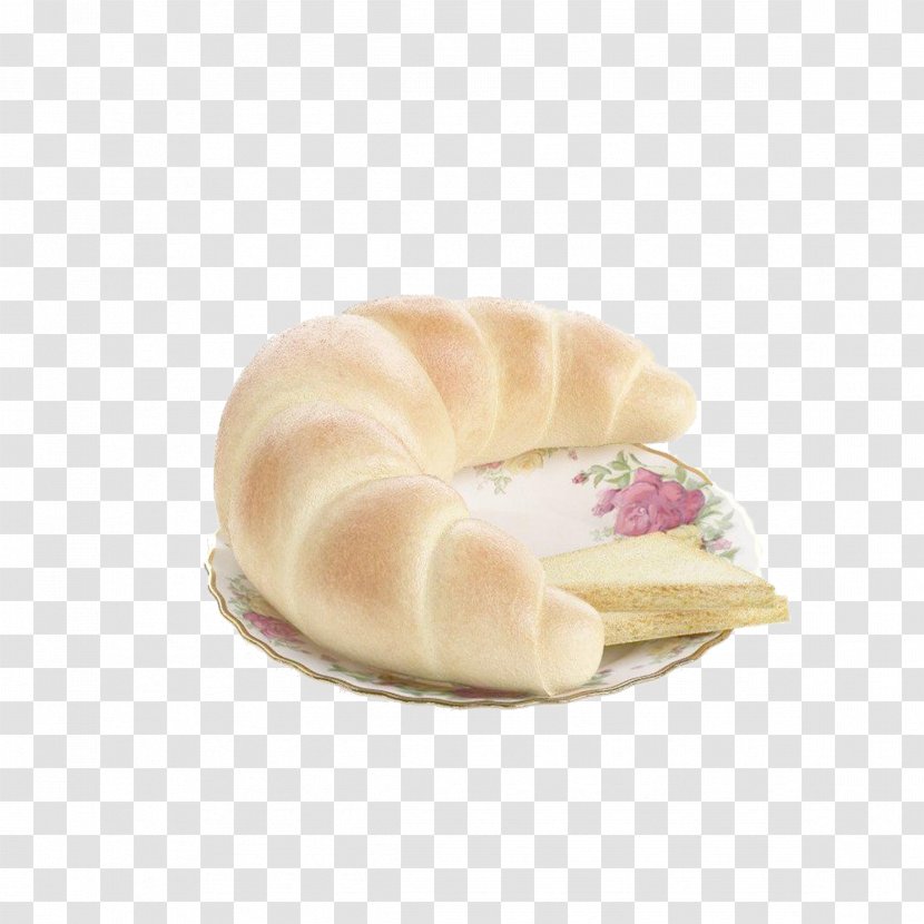 Croissant Breakfast Chocolate Sandwich Bread Transparent PNG