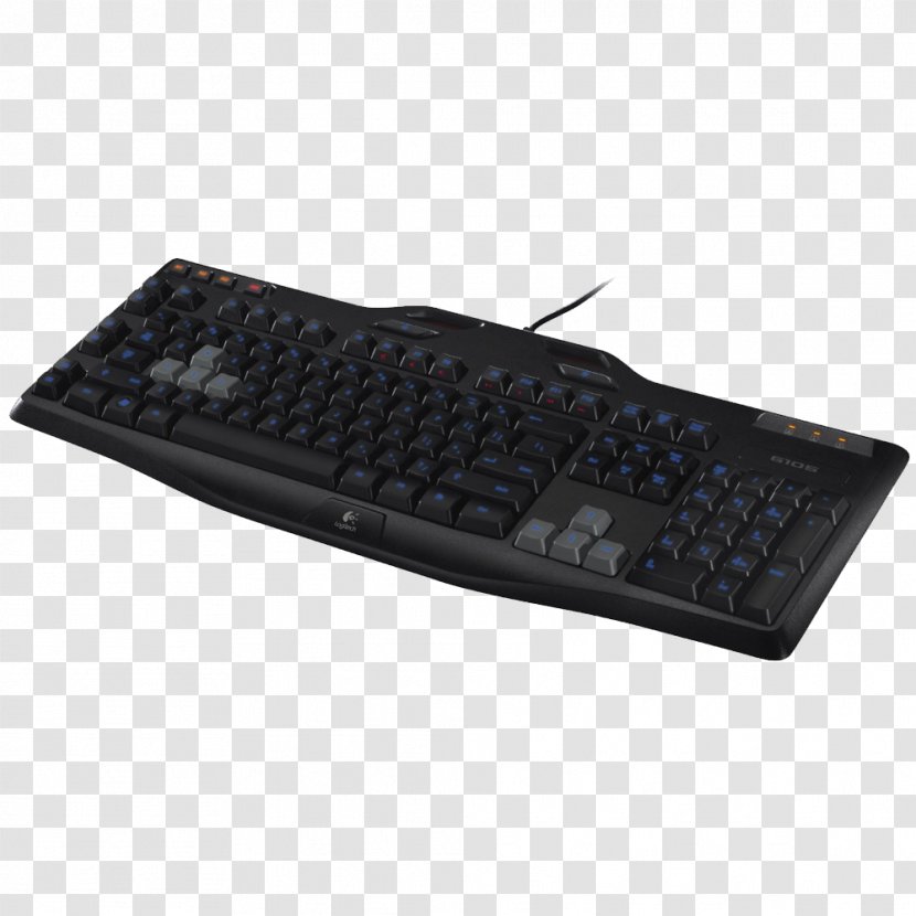 Computer Keyboard Mouse Gaming Keypad Logitech Video Games - Input Device Transparent PNG