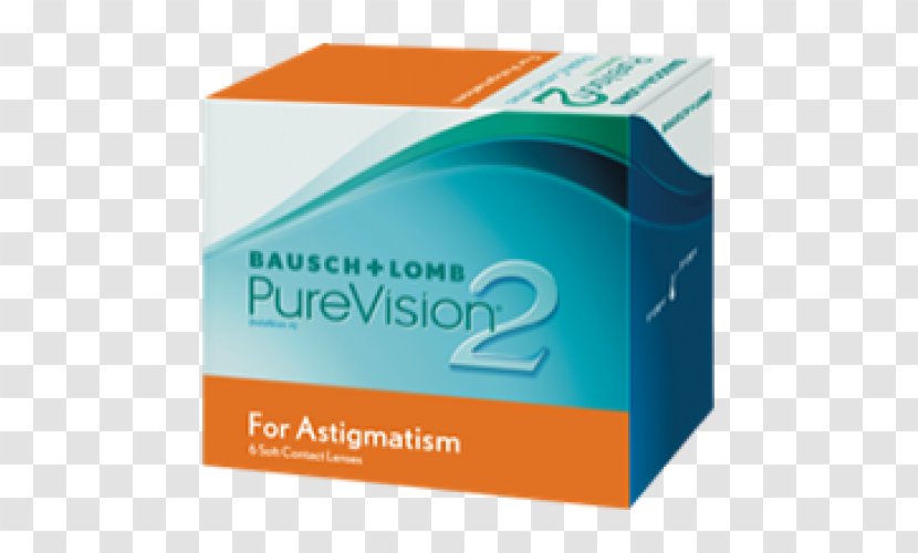 PureVision 2 HD Astigmatism Contact Lenses Bausch + Lomb Toric - Brand - Cosmetic Transparent PNG
