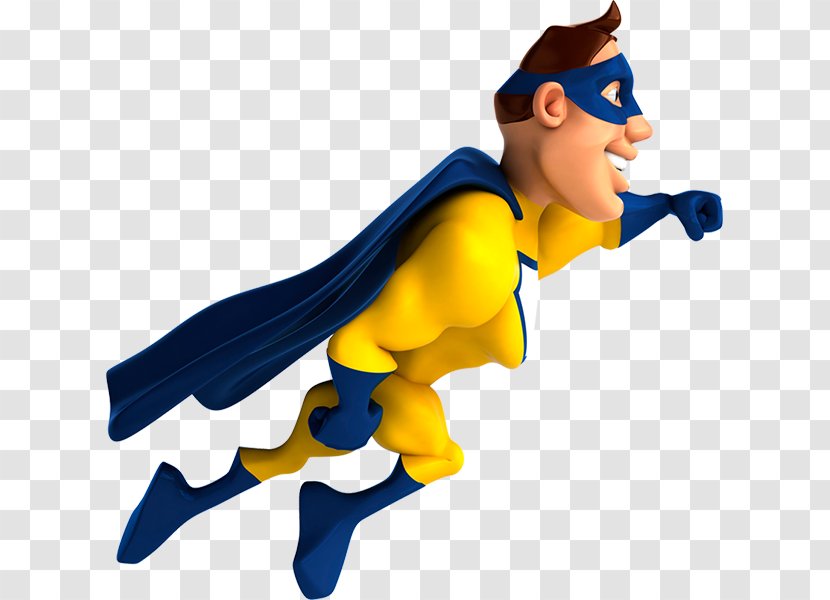 Figurine Action & Toy Figures Digital Marketing - Flying Superhero Transparent PNG