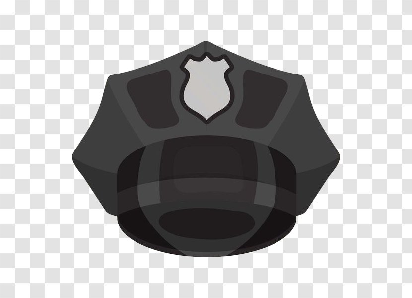Hat Police Officer Stock Illustration - Black Transparent PNG