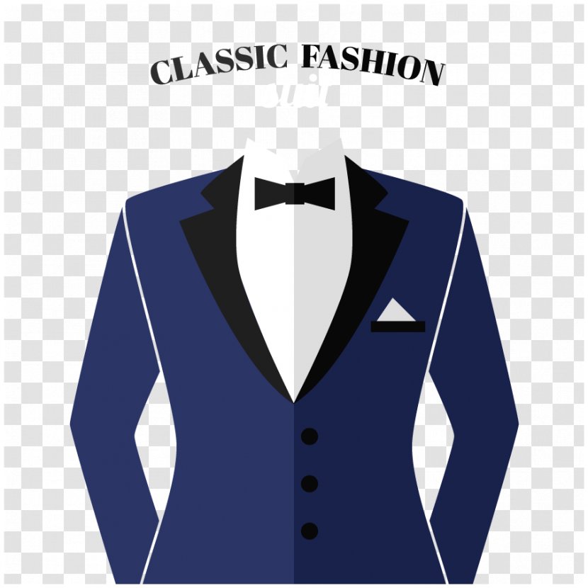 Suit Tuxedo Stock Photography Illustration - Jacket - Men's Blue T-shirt Transparent PNG