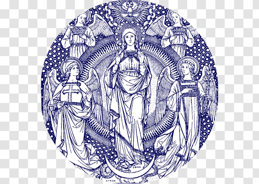 Immaculate Conception Assumption Of Mary Veneration In The Catholic Church Catholicism Holy Day Obligation - Trinity School Transparent PNG