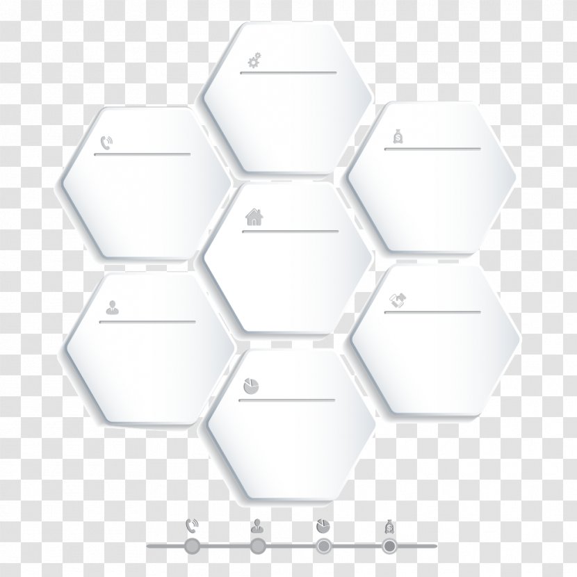 Angle Pattern - White - PPT Element Transparent PNG