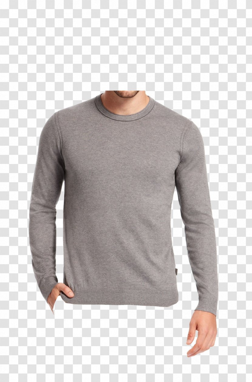 Sleeve Shoulder Grey - Long Sleeved T Shirt - Polyvore Transparent PNG
