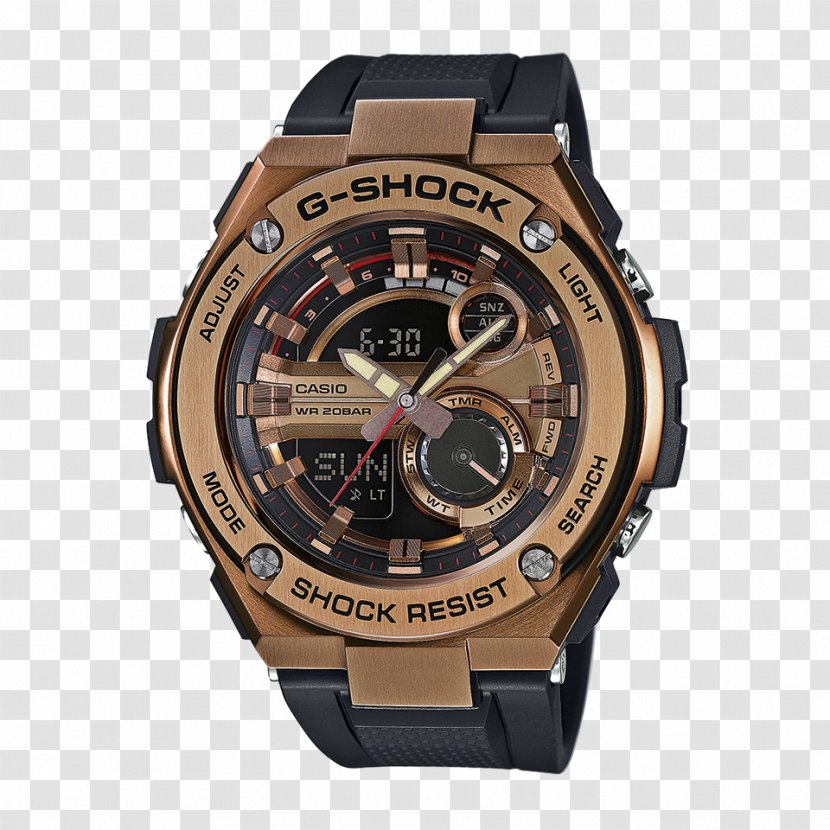 G-Shock Shock-resistant Watch Casio Water Resistant Mark - Gst Transparent PNG