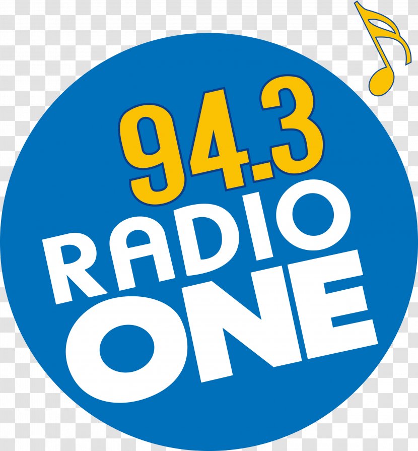 94.3 Radio One FM Broadcasting Station - Signage Transparent PNG