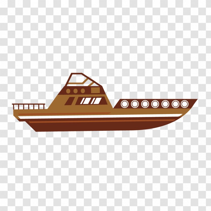 Motorboat Watercraft - Vector Ship Transparent PNG