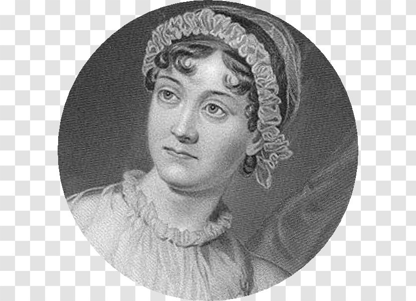 Jane Austen Northanger Abbey Hat Portrait White - Monochrome Photography Transparent PNG