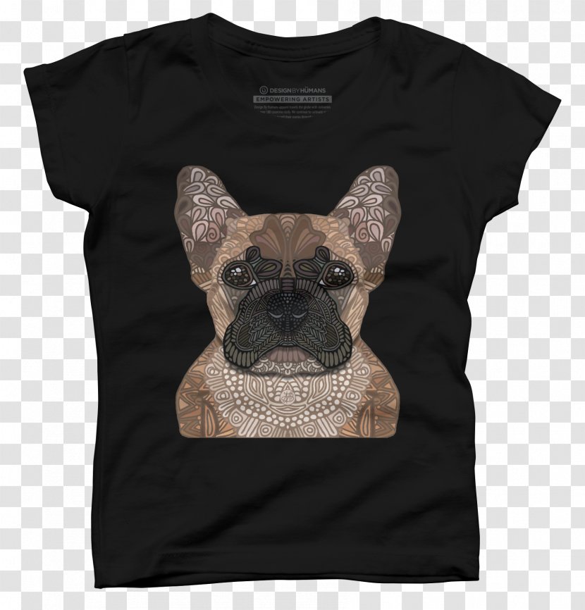 French Bulldog T-shirt Pug Dog Breed - Snout - Face Transparent PNG