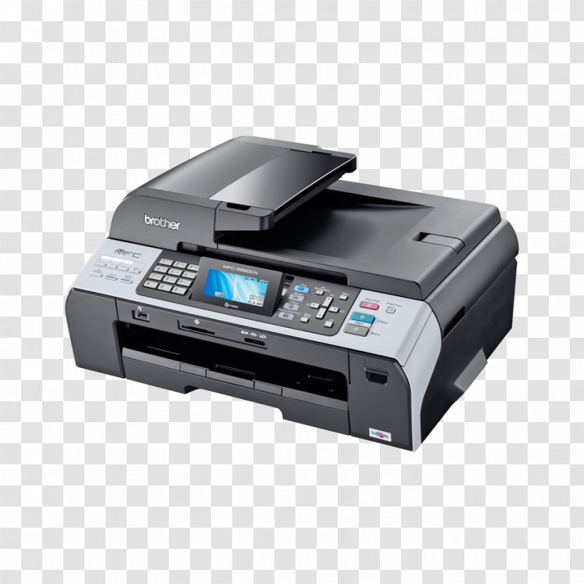 Brother MFC-5890CN Multifunction Printer Industries Ink Cartridge Multi-function - Inkjet Printing Transparent PNG