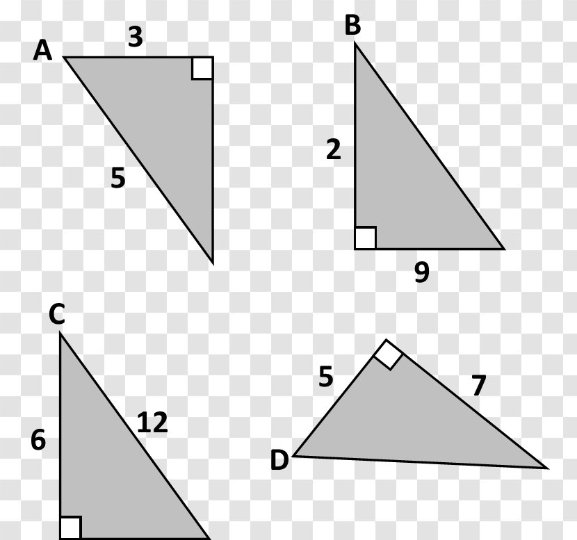 Triangle Mathematics Pythagorean Theorem Trigonometry Sine Transparent PNG
