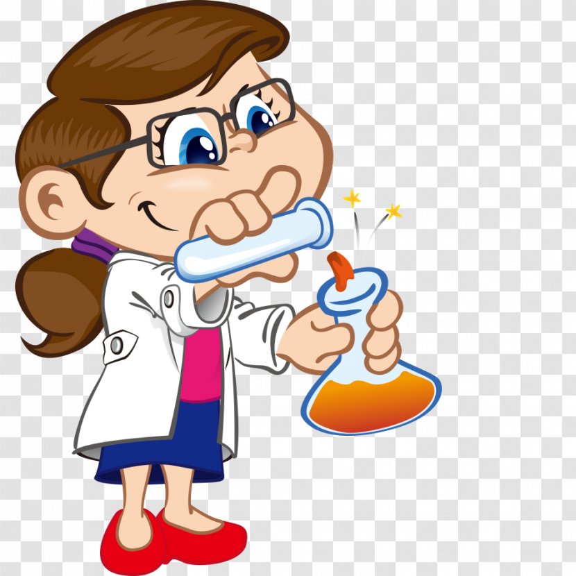 The Cartoon Guide To Chemistry Laboratory Experiment - Area - Teacher Transparent PNG