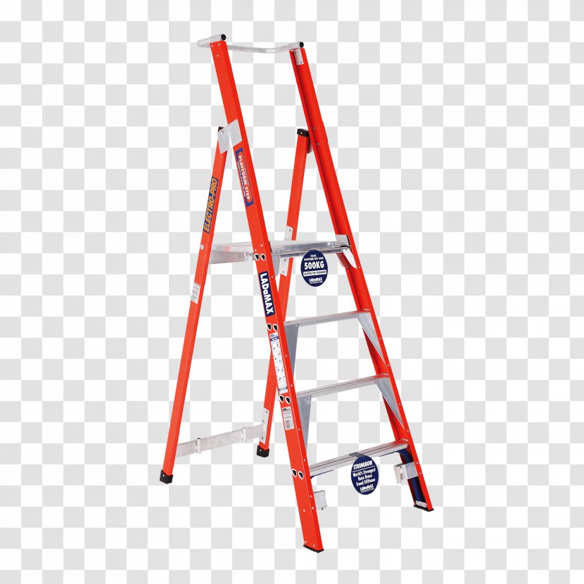 Ladder Company Ladamax Scaffolding - Fiberglass Transparent PNG