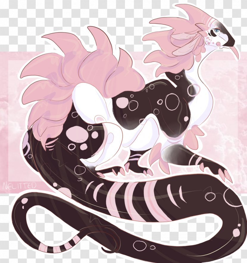 Pink M Cartoon Carnivora - Rtv - Dragon Transparent PNG