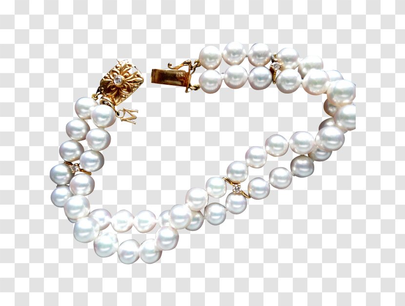 Mikimoto Pearl Island Bracelet Cultured K. & Co. - Necklace - Gold Transparent PNG