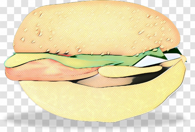 Retro Background - Breakfast Sandwich - Dish Side Transparent PNG