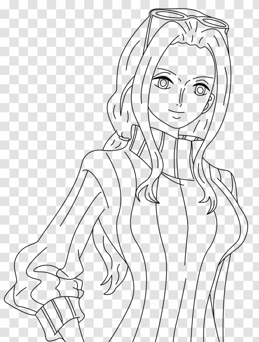 Nico Robin Monkey D. Luffy Roronoa Zoro Line Art Nami - Watercolor Transparent PNG