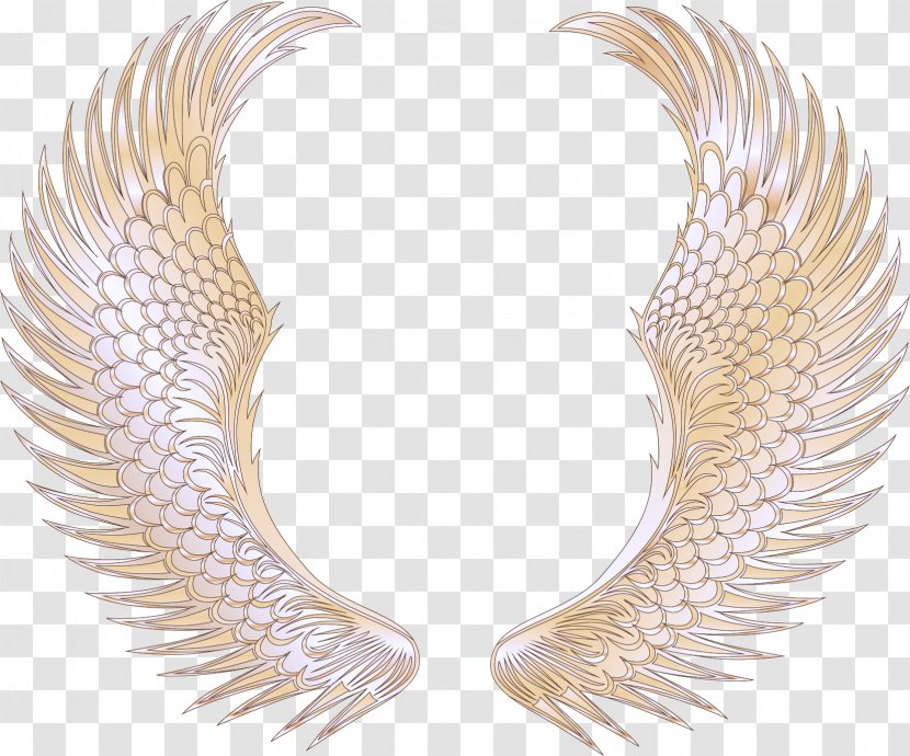 Feather - Ear - Metal Earrings Transparent PNG