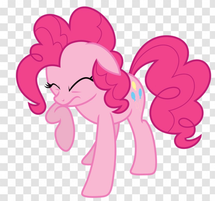 Pinkie Pie Pony Rainbow Dash Twilight Sparkle Applejack - Heart - Sneeze Vector Transparent PNG