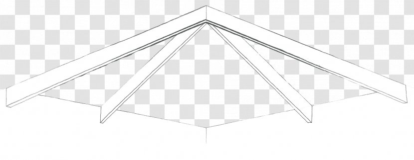 Triangle White Line Art - Structure - Angle Transparent PNG