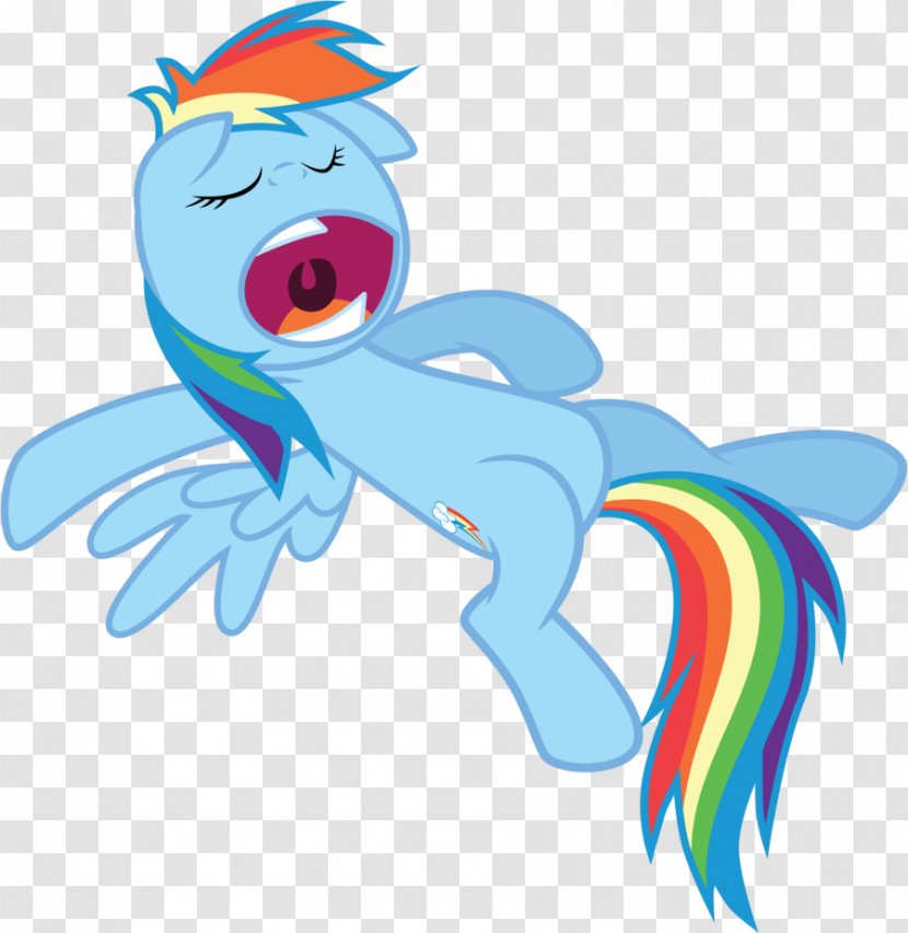 Rainbow Dash My Little Pony: Friendship Is Magic Season 3 - Pony - Sleep Transparent PNG