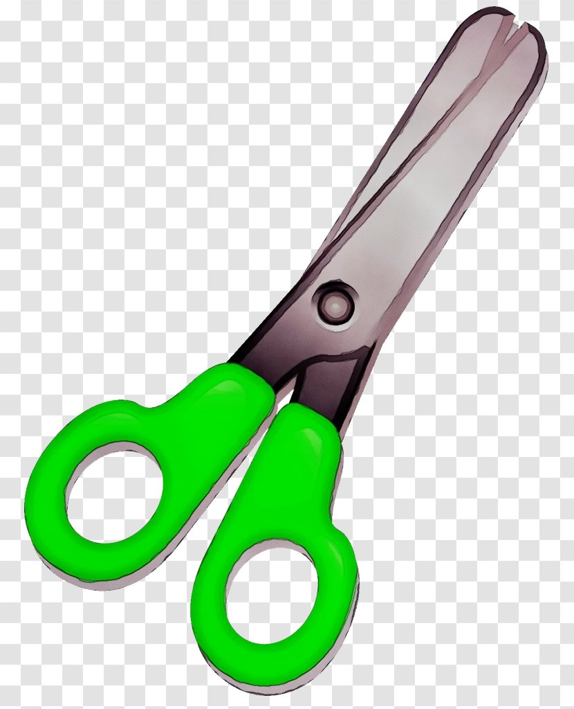 Watercolor Drawing - Scissors - Office Instrument Snips Transparent PNG