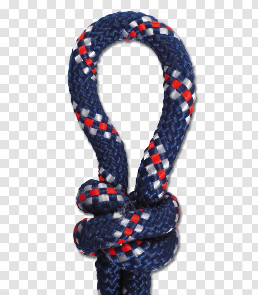 Halter Blue Red Licol éthologique Rope - Knitting - CORDE Transparent PNG