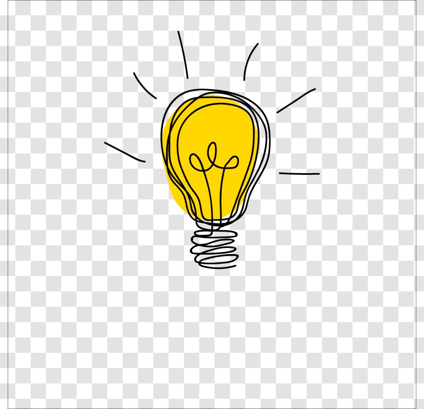 Idea Drawing Icon - Creativity - Vector Bulb Transparent PNG