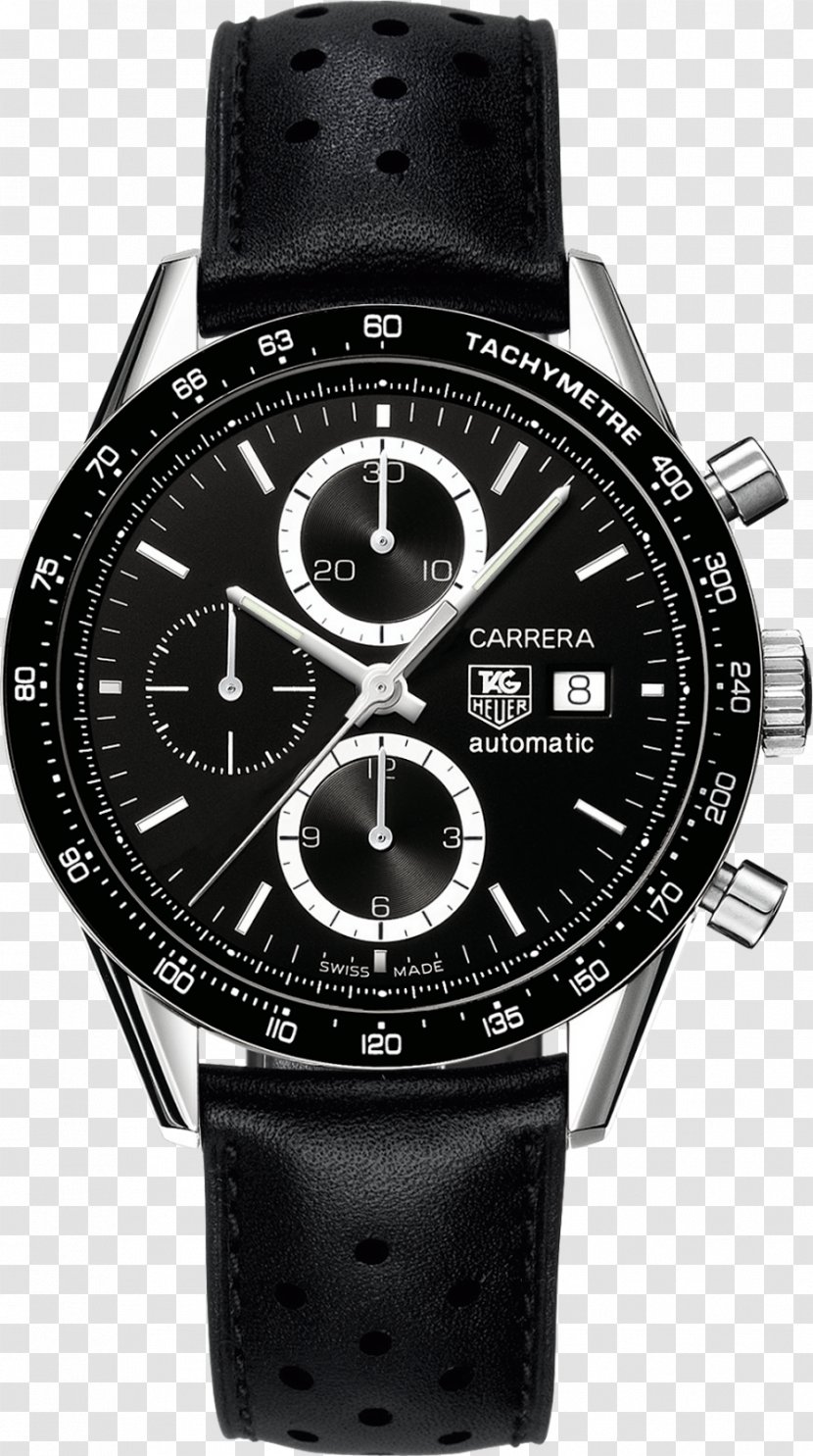 TAG Heuer Carrera Calibre 16 Day-Date Watch Chronograph Men's 1887 - Strap Transparent PNG