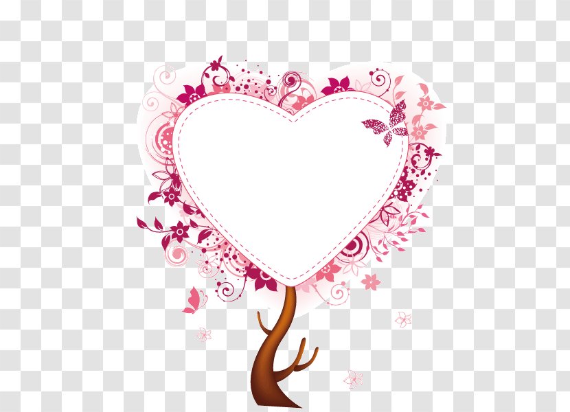 Tree Trunk Euclidean Vector Heart - Copywriter Background Elements,Trees,Heart-shaped,Pattern,warm Color Transparent PNG