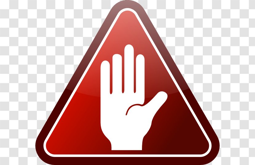 Hand Clip Art - Holding Hands - Sign Stop Transparent PNG