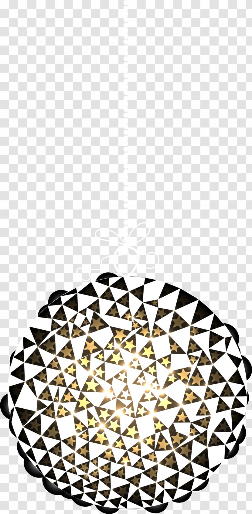 Ornament Pattern - Star - The Golden Ornaments Transparent PNG