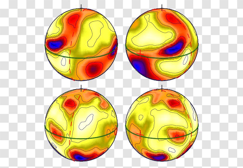 Sphere - Stellar Magnetic Field Transparent PNG