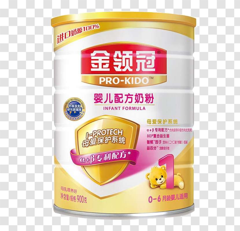 Powdered Milk Infant Formula Cow's - Dairy Product - Erie Jinling Crown Three Segments Powder 1200g Loaded Triple Transparent PNG