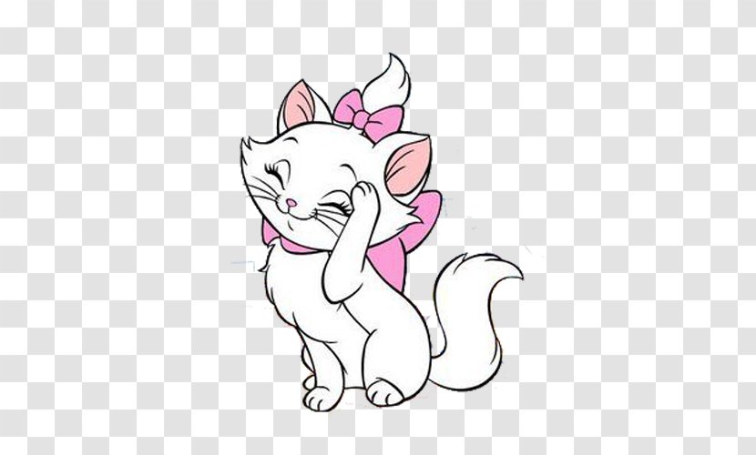 Kitten Whiskers Cheshire Cat Marie - Watercolor Transparent PNG