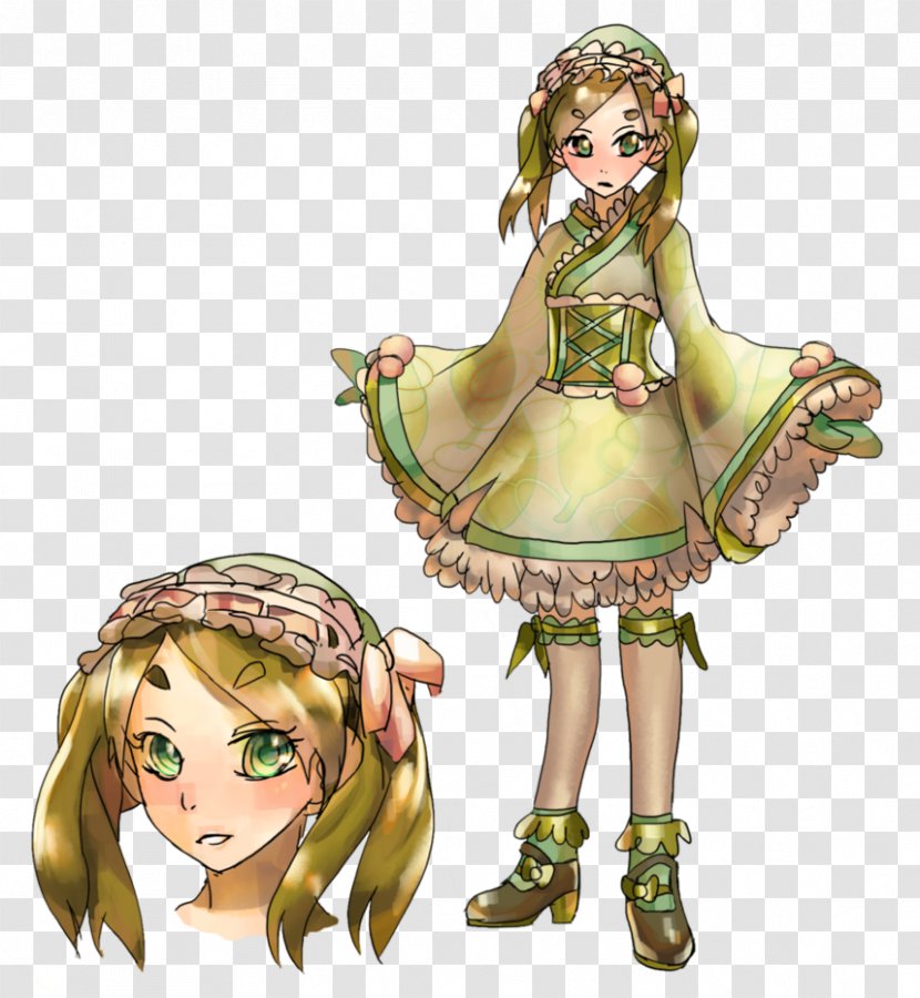 Costume Design Fairy Cartoon Figurine - Frame Transparent PNG