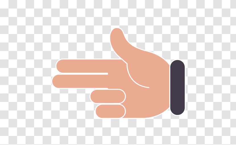 Finger Gun Thumb Gesture - Digit - Hand Transparent PNG