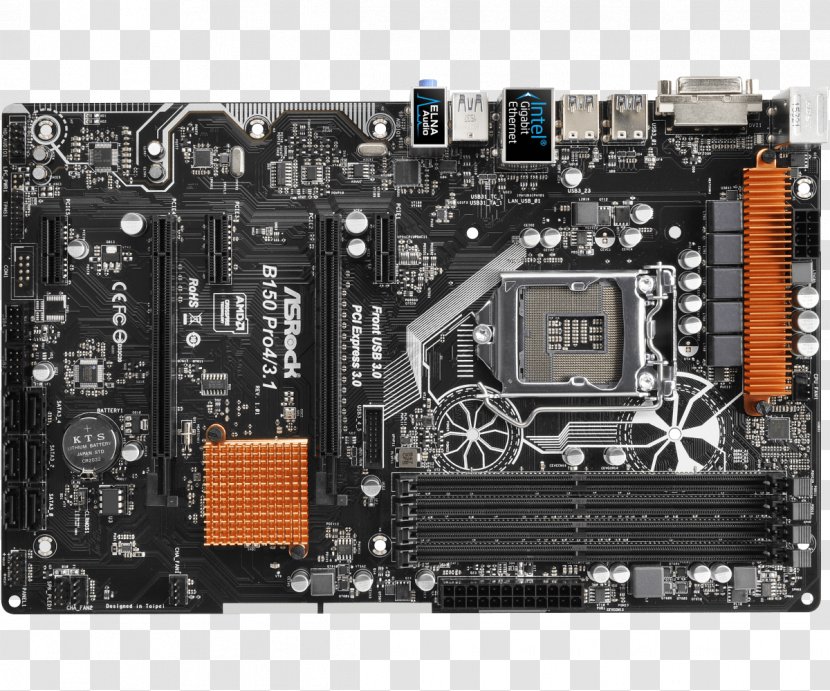 Intel Motherboard LGA 1151 ASRock Z170A-X1 - CPU Socket Transparent PNG