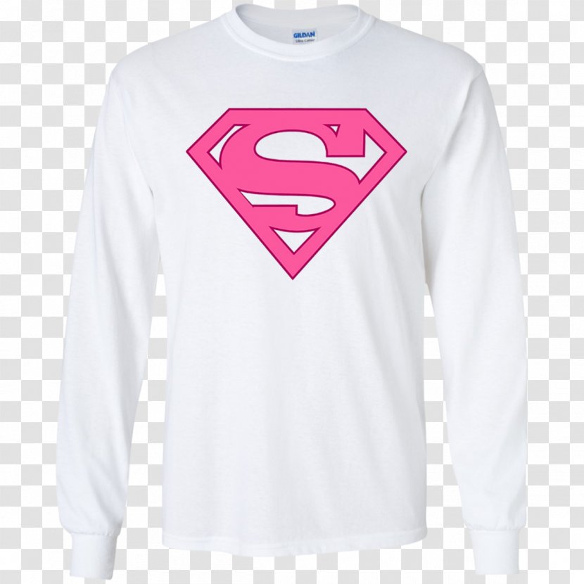 Superman Logo T-shirt Batman Superhero - Adventures Of - Pink Shirt Transparent PNG