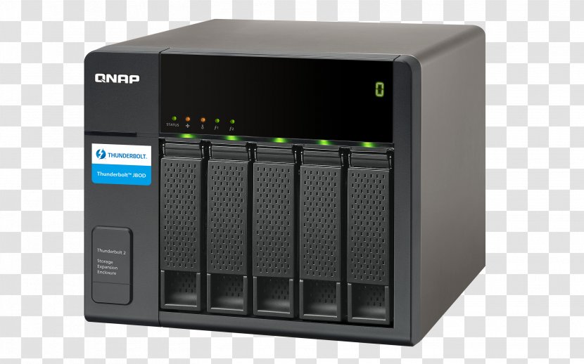 Network Storage Systems Thunderbolt Data Hard Drives QNAP Systems, Inc. - Solidstate Drive Transparent PNG